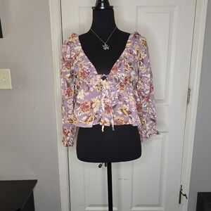 Floral Long Sleeve Blouse